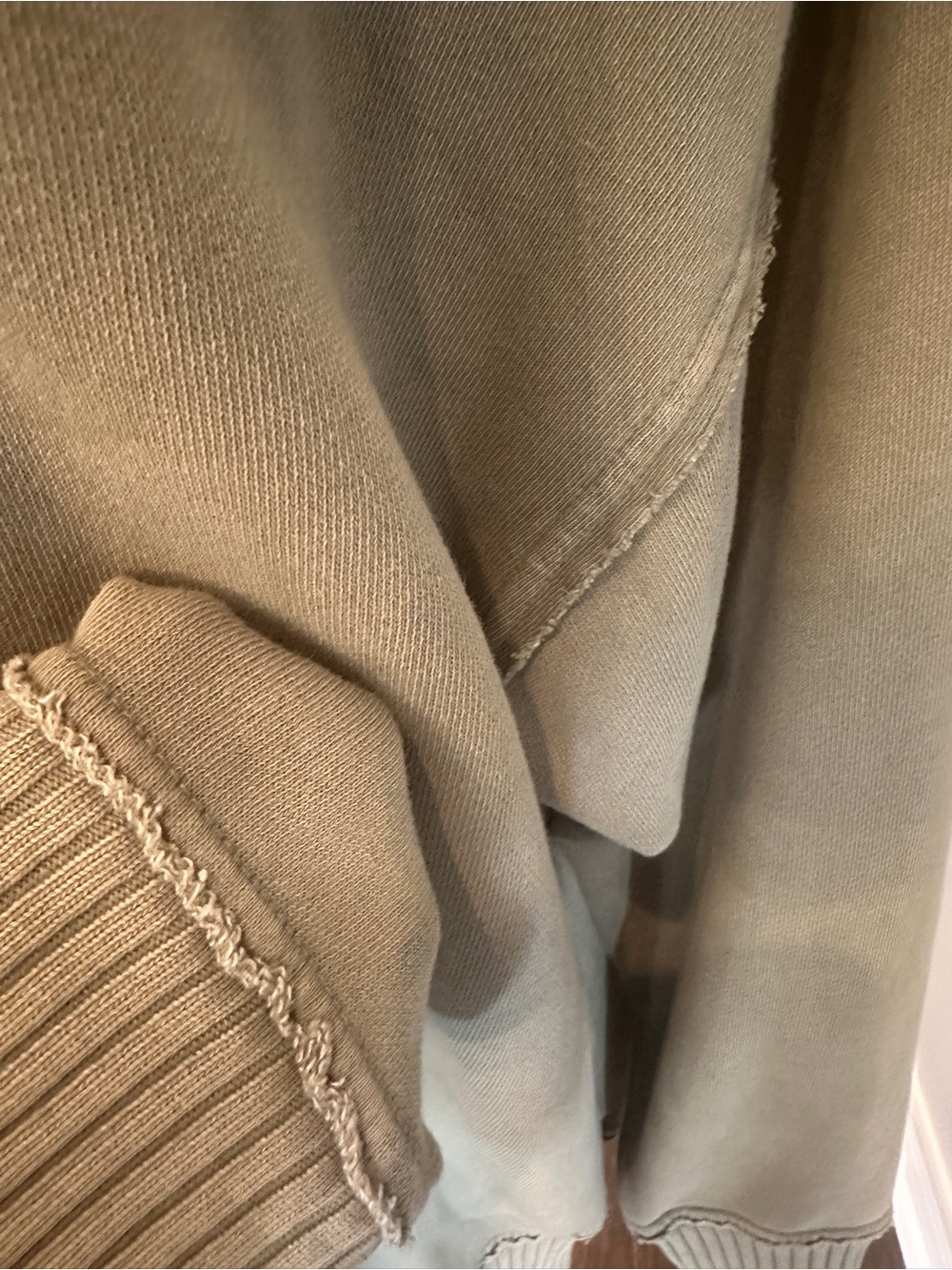 Aerie Sage Green Oversized Cardigan Size Large - Picture 6 of 9